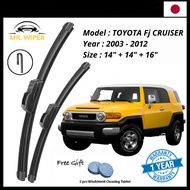 🔥MR WIPER🔥 TOYOTA FJ CRUISER (2011-2018) MR WIPER JAPAN TECHNOLOGY WIPER BLADE WINDSCREEN WIPER