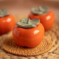 Persimmon Tea Pot Portable Tea Storage Pot Sealed Pot Ceramic Tea Pot Tea Set NTVN