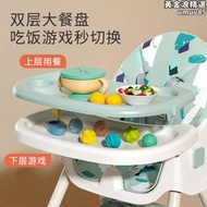 寶寶餐椅可摺疊兒童家用飯可攜式嬰兒學坐安全餐桌座椅子多功能
