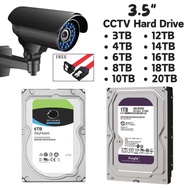 1.CCTV hdd PURPLE/SKYHAWK Hard Drive 3.5" Surveillance Hard Disk 4TB/6TB/8TB/10TB/12TB/16TB HDD