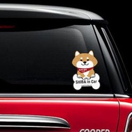 SHIBAinc 3M 反光 車貼 (SHIBA IN CAR)