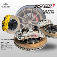 Inspeed CS6 6 pot Full Set Brake Kit