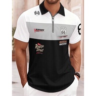 Summer Men's Polo Shirt - 3D Printed Design Breathable Lightweight Stylish and Fashionable Outdoor M