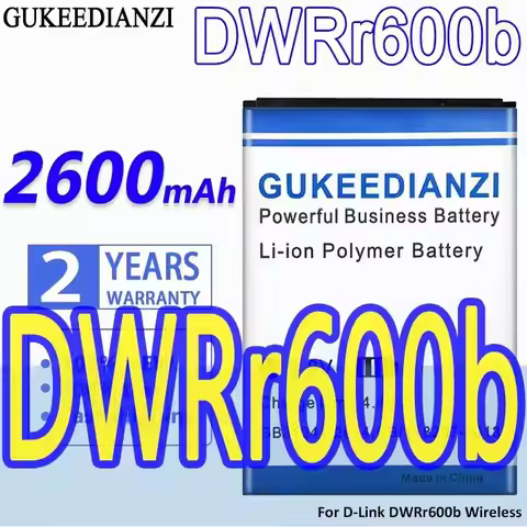 Wireless Router Battery For D-Link DWRr600b BM600 2600mAh High-Efficiency