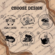 BOOKSTAMP / LIBRARY STAMP / COP BUKU / EX LIBRIS / LIBRARIAN /COP CUSTOM