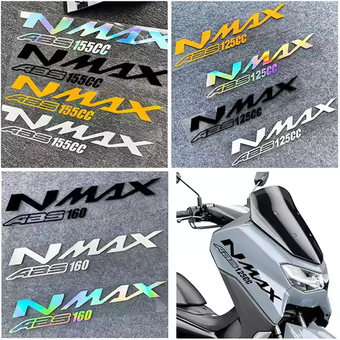 Motorcycle Reflective Stickers Scooter Body Side Strip Fairing Logo Decals for Yamaha NMAX Nmax125 N
