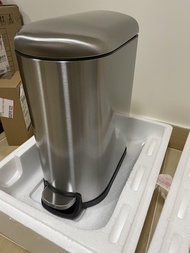 10L 腳踏式不銹鋼垃圾桶 油壓緩降 靜音防水 另有多款選擇 trash bin
