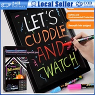 8 Colors 7mm Neon Marker Pens Liquid Erasable Chalk Markers Pens Washable Fluorescent Marker Pen Set
