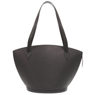 近全新路易威登 Saint-Jacques 購物 Epi M52262 Epi 皮革黑色單肩背包 LV 0770 [二手]LOUIS VUITTON