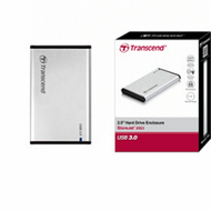 TS0GSJ25S3   創見USB 3.0 StoreJet 2.5吋硬碟外接盒採用簡約質感的鋁製金屬外殼及