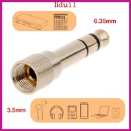 LID Portable 6 35mm to 3 5mm Socket Adapter Headphone Adapter 1 4 inch to 1 8 inch