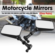 1 Pair Motorcycle Mirrors Rear View Side Mirror For Suzuki DR 200 250 DR350 350 DRZ 400 650 DR650