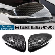 For Hyundai Elantra Avante AD 2016-2020 I30 Accent Solaris Rearview Side Mirror Cover Sticer Wing Ca