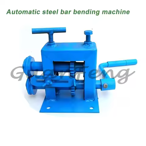 Automatic Steel Bar Bending Machine Round Rolling Manual Small White Iron Sheet Edge Pressing Tool