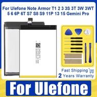 S9Pro Armor3 Armor13 Armor15 Note11P Battery For Ulefone Note Armor T1 2 3 3S 3T 3W 3WT 5 6 6P 6T S7