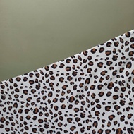 kain rayon viscose motif Leopard