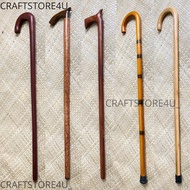 TONGKAT KAYU//TONGKAT ROTAN//WALKING WOODEN STICK