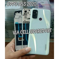 Housing Fullset Oppo A53 2020 Back Casing Kesing Full Set Backdoor + Bezel + Frame Lcd Oppo A53 Orig