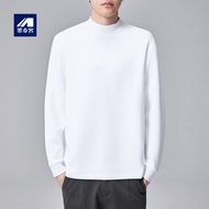 79 Yuan air air Layer Long-Sleeved T-Shirt Men 2025 Autumn Half High Neck Men's Bottoming Shirt 7511
