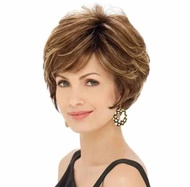 Wig Wanita Wig Coklat Wig Shorty Wig Wanita Pendek Wig Korean Style Wig Pendek Hair Extension Variou