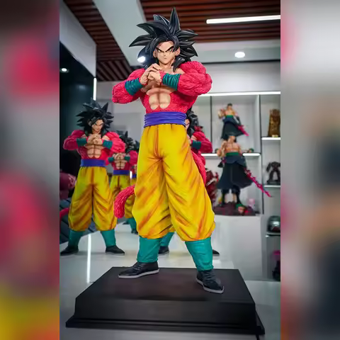 53cm Statue Jt 2% Boxing Super Goku Gk Dragon Ball Super Saiyan Anime Model Ornament Trendy Play Boy
