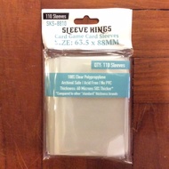 110 Sleeve Kings Standard thin card sleeves 63.5x88mm (GUARANTEED GENUINE, $4.5 off for Self Collect