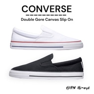 รองเท้าผ้าใบผู้ชายหญิง  🔥36-44 🔥 Converse Seasonal Double Gore Canvas Slip On  (พร้อมส่ง💯/ รุ่นนี่ใส