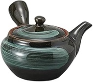 Set of 10 Teapot, Emerald 1.8 Sash Net, 11.8 fl oz (320 cc), Restaurant, Inn, Japanese Tableware, Re