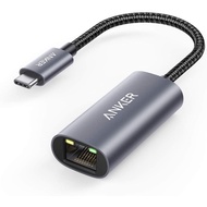 Anker USB C 3.0 ke Penyesuai Ethernet, Hab Rangkaian 1-Gigabit Mudah Alih, 10/100/1000 Mbps, MacBook