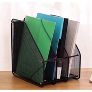 3 grids Stainless magazine case/rack/organizer/storage paper book file plastic office/school.