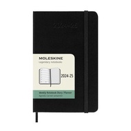 MOLESKINE 2024-25 週記手帳 18M硬殼 口袋型黑