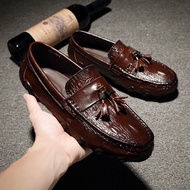 Boat Shoes รองเท้าหนังลำลองสำหรับผู้ชาย,รองเท้าโลฟเฟอร์ระบายอากาศคลาสสิกรองเท้าสลิปออนใส่ได้ทุกวัน