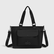 Alo A99ผ้าไนลอนUniversal One-Shoulder Diagonal Bag Multi-AmineสีOuting Tote Bag Influencerประณีตขายร
