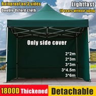 6x6 6x10 10x10 10x15 10x20FT canopy side wall transparent canvas wall canopy khemah tent with cover