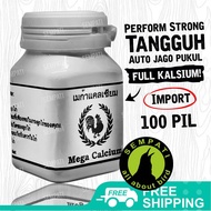 SEMPATI Mega Calcium Import Original 100 Capsul Suplemen Kalsium Ayam Jago Aduan Memperkuat Tulang Jaringan Otot Ayam Laga Petarung Obat Vitamin Ayam Jago Bangkok Tarung Aduan