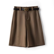 Cod Five-point Summer Suit Shorts - Casual Loose Fit Khaki Pants