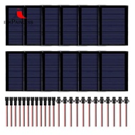 Mini Solar Panel Pack of 12 Solar Panel Cells Solar Panel for Solar Energy, DIY, Science Projects - Battery Charger