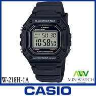 Casio Digital นาฬิกาข้อมือทรงสปอร์ต สายเรซิ่น รุ่น W-218H-1A/W-218H-2A/W-218H-3A/W-218H-4B/W-218H-4B