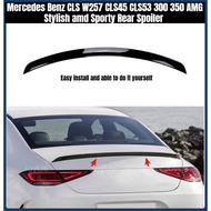 Mercedes Benz CLS W257 (2019-2025) CLS45 CLS53 300 350 AMG Stylish Car Rear Spoiler Car Accessories