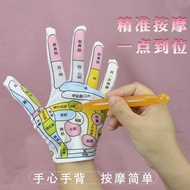 Hand Acupuncture Massage Gloves Palm Meridian Model Foot Socks Foot Reflex Area Foot Therapy Hand Ac