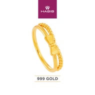 HABIB 999/24K Yellow Gold Ring 9GR00101024