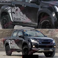 สติ๊กเกอร์ สติ๊กเกอร์ติดรถยนต์กระบะ สติ๊กเกอร์แต่งลายรถ สติกเกอร์ติดข้างประตู ISUZU DMAX D-MAX