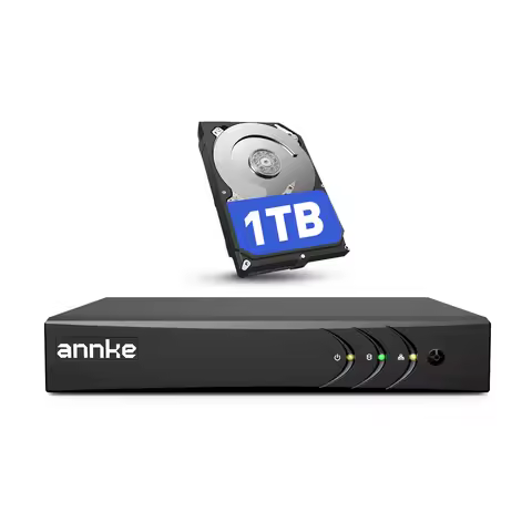ANNKE 3K 8CH Lite 5-in-1 DVR Live View H.265 Pro+ Compression Motion Detection 2.0 Human/Vehicle Det