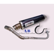 Shogun R 125 exhaust racing exhaust Shogun sp exhaust Suzuki Shogun 110 motorcycle exhaust duck soun