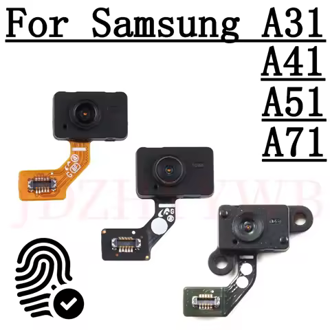 For Samsung Galaxy A71 A51 A41 A31 Home Button Menu Return Key Fingerprint Sensor Flex Cable With Po