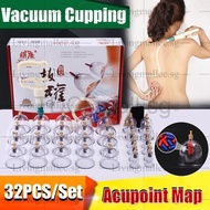 【SG Stock】 32 / 24 Cups Cupping Cup Cawan Bekam Chinese Medical Vacuum Body Cupping Therapy