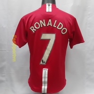 Soccer player jersey Cristiano Ronaldo 7 Manchester United 2007 2008 2009 home shirt jersey 237924 G