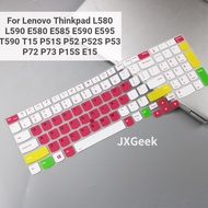 Keyboard Cover for Lenovo ThinPad P51S P52 P52S P53 E580 E590 E595 L590 Laptop L580 L590 T590 T15 E1