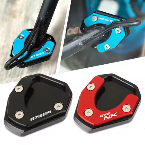 Fit For 675SR 675SR-R 675NK 675 SR SRR 675 NK 2024 2025 Motorcycle CNC Kickstand Sidestand Stand Ext
