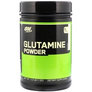 Optimum Nutrition, Glutamine Powder, Unflavored, 2.2 lbs (1 kg) or 10.6 oz (300g)